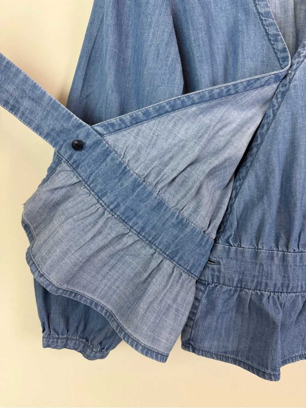 Madewell denim puff